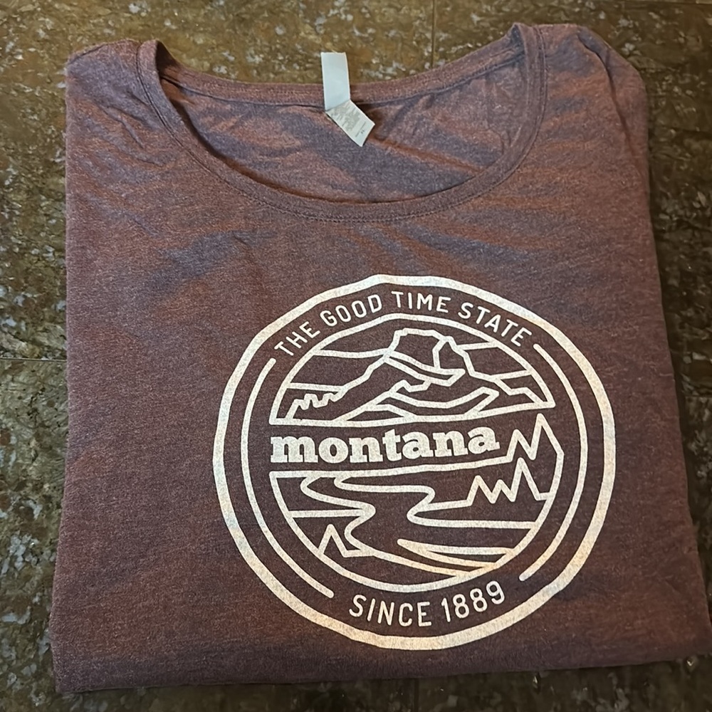 Montana Shirt Co. T-shirt, size XL.  Printed on Next Level T RN #111449